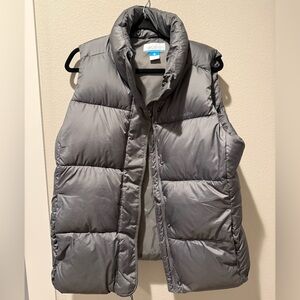Columbia Gray Puffer Vest